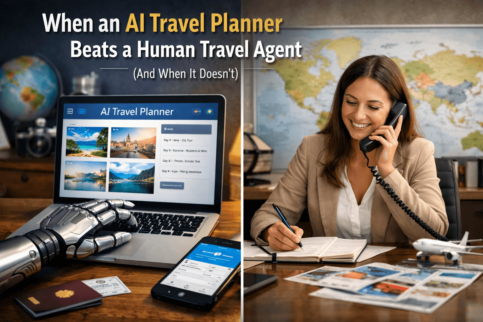 When an AI Travel Planner Beats a Human Travel Agent (And When It Doesn't)
