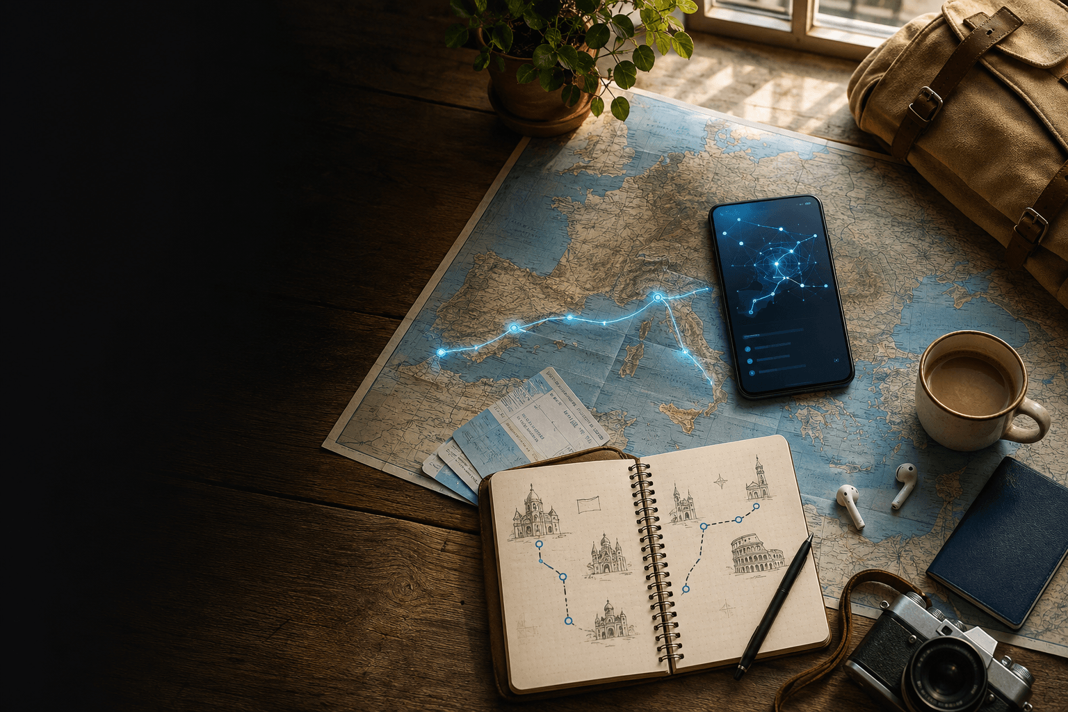 How to Plan a 10-Day Budget Europe Trip Itinerary (With AI)